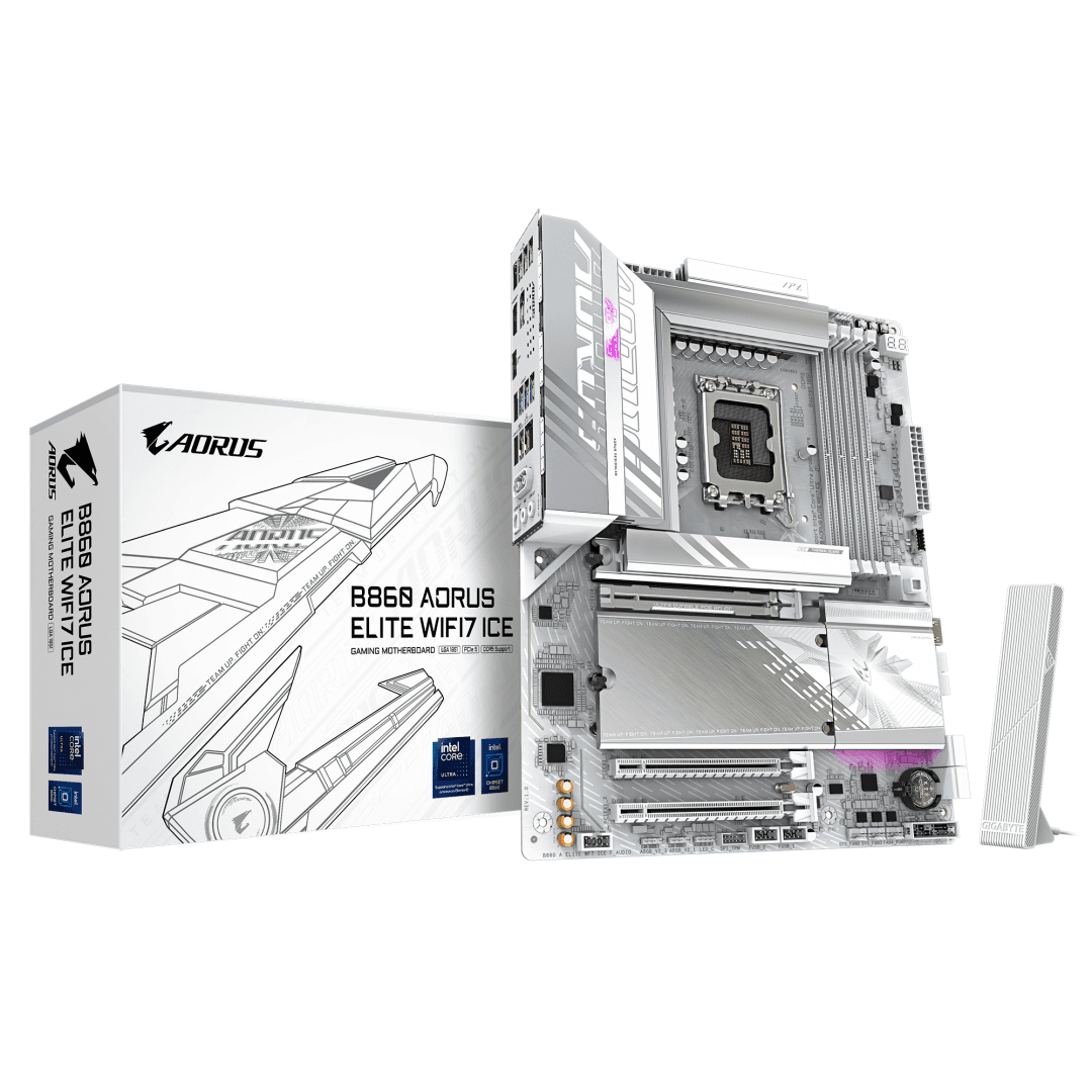 Placa de baza Gigabyte B860 AORUS ELITE WIFI7 ICE, Socket