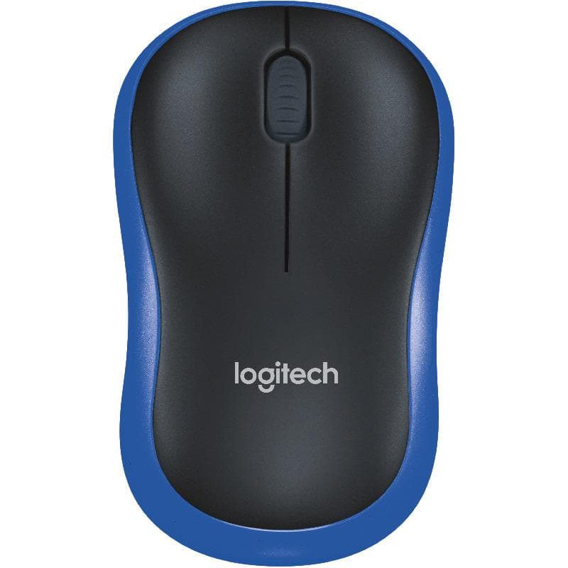 Mouse Logitech M185 Wireless, 1000 DPI, albastru - 2