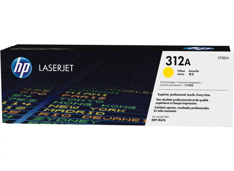 Toner HP CF382A, yellow, 2,7k, HP Laserjet Pro M476NW, HPLaserJet