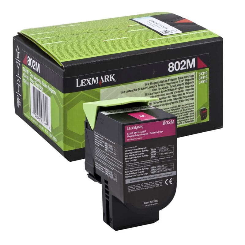 Toner Lexmark 80C20M0, magenta, 1 k, CX310dn , CX310n ,