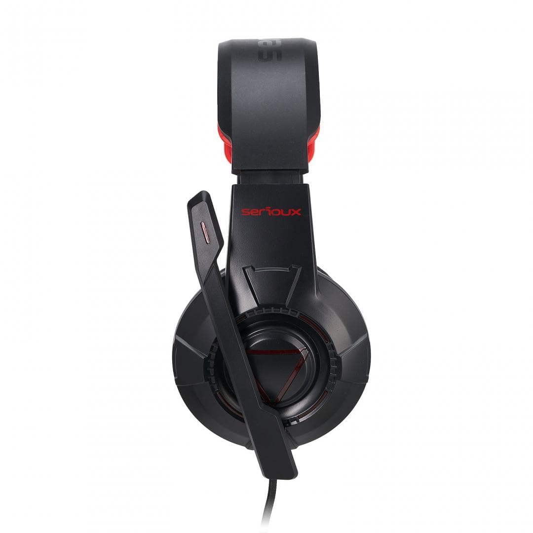 Casti cu microfon X by Serioux RUARI, Gaming, negru - 2