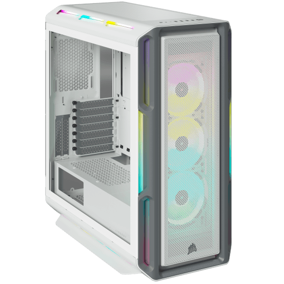 Carcasa CORSAIR iCUE 5000T RGB, Da, Mid Tower, White - 3