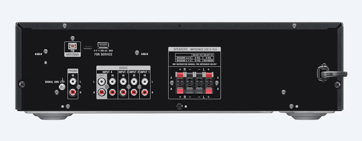 Receiver AV SONY STR-DH190, Stereo, Hi-Res, Intrare Phono, 2 x - 3