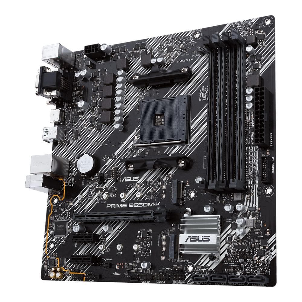 Placa de baza ASUS PRIME B550M-K, Socket AM4, DDR4, Micro-ATX - 2