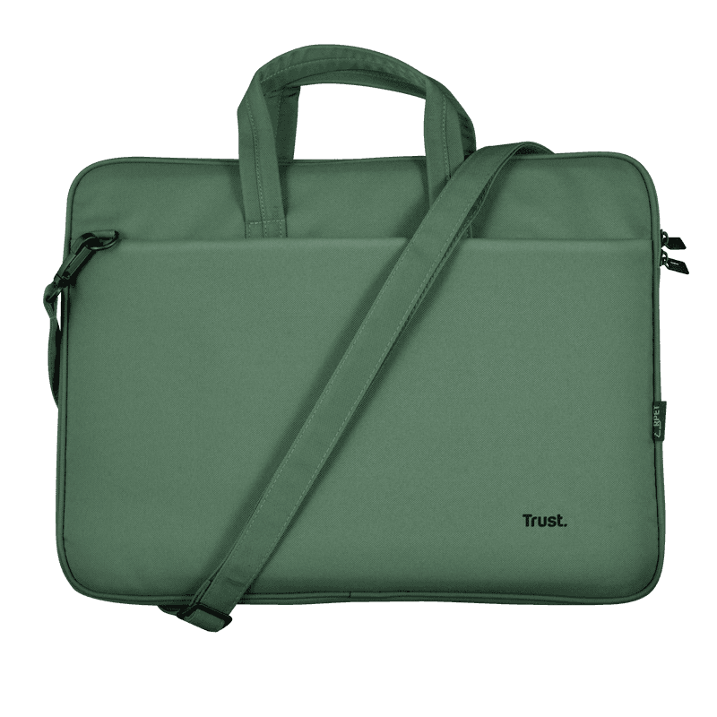Geanta laptopuri Trust Bologna Eco 16", verde - 2