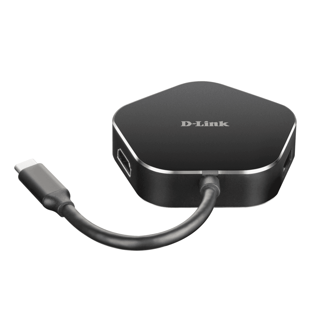 Hub USB DLINK DUB-M420, 4 porturi, negru - 2