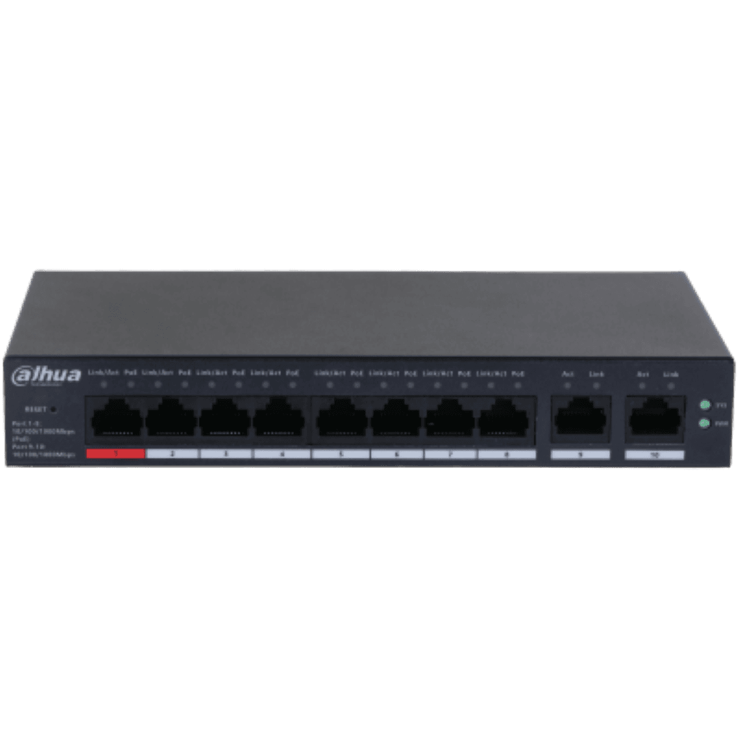 Dahua 10 Port Cloud managed POE switch CS4010-8ET-110, Interfata: Port - 2