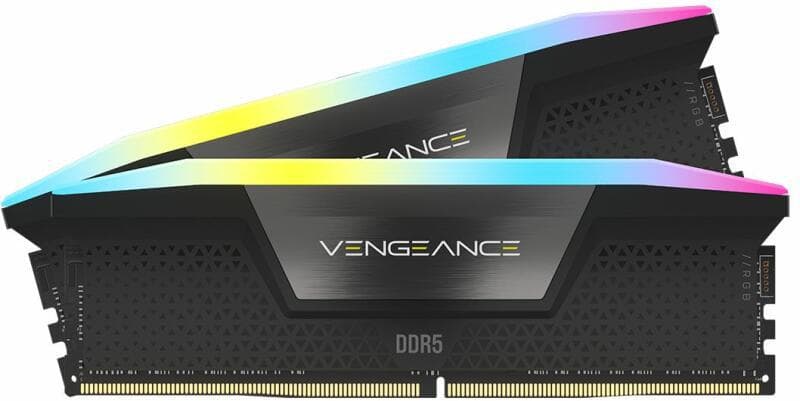 Memorie RAM Corsair Vengeance RGB, 32GB DDR5, 6000MHz, CL36 - 2