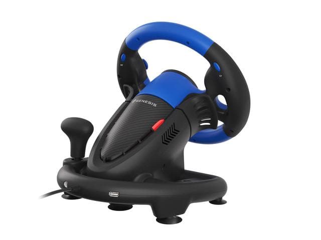 Volan Genesis cu fir Seaborg 350, interfata USB, 15 butoane, - 3