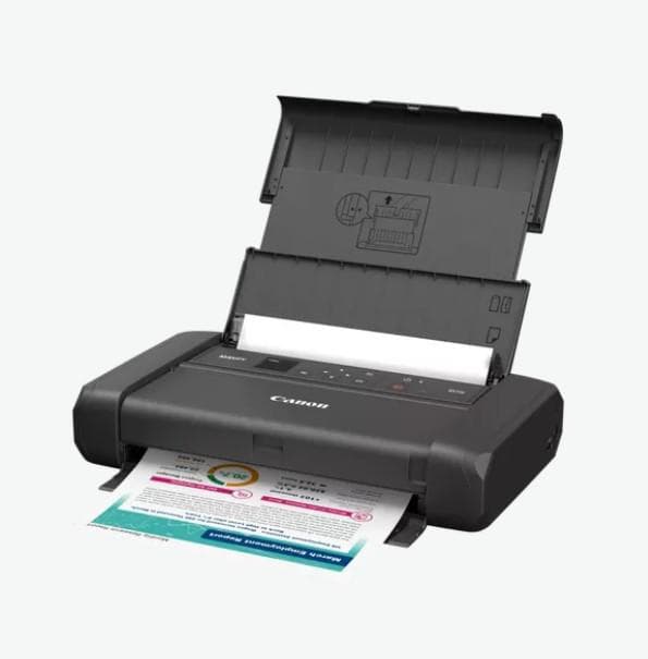 Imprimanta inkjet color portabila Canon BX110 cu acumulator, culoare: negru, - 4