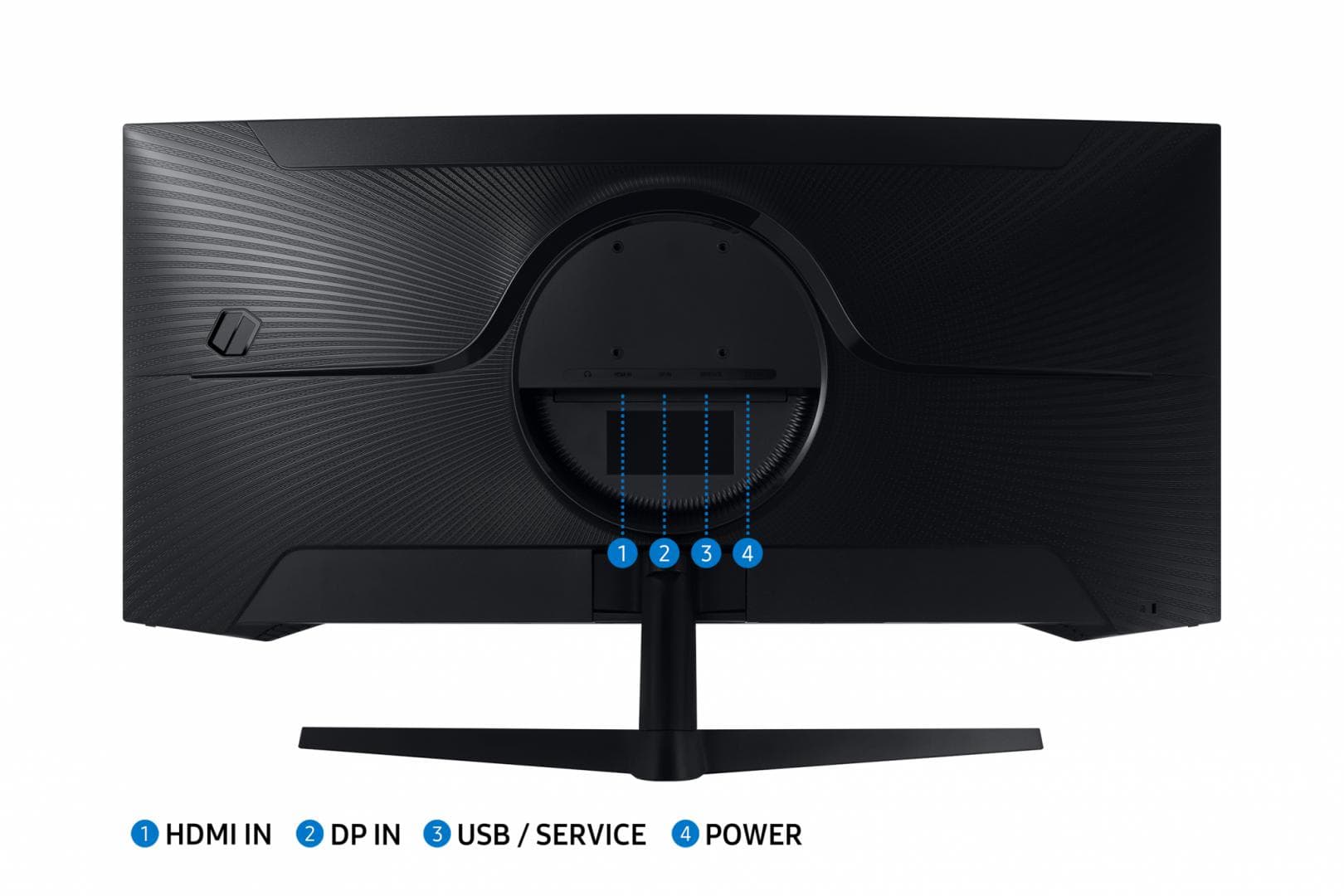 Monitor Samsung 34" LC34G55TWWPXEN, Curvature: 1000R, Diagonal (inch): 34, Diagonal - 19