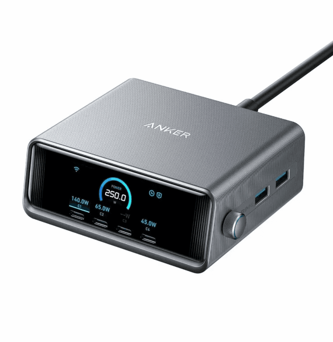 Incarcator si statie incarcare Anker Prime 250W, Ultra-Fast 6-Port, 2x