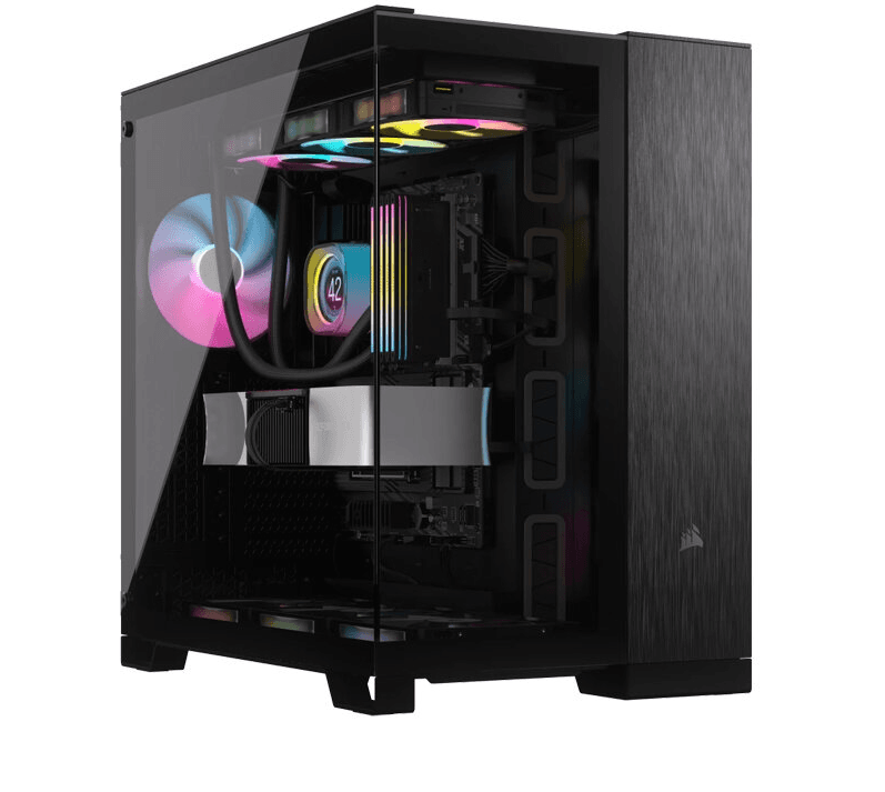 Carcasa CORSAIR CC-9011283-WW, RGB, Mid Tower, Black - 2