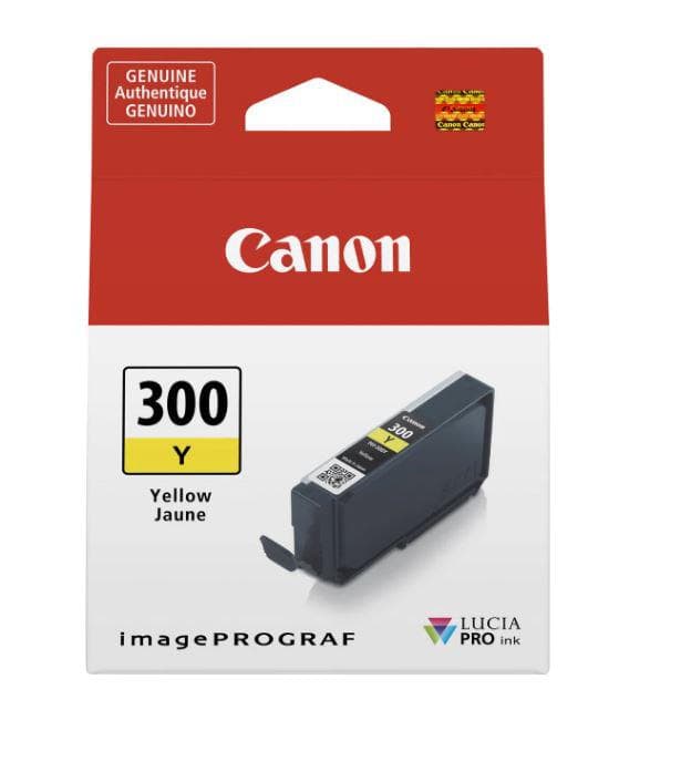 Cartus cerneala Canon PFI300Y, Yellow, capacitate 14.4ml, pentru Canon imagePROGRAF
