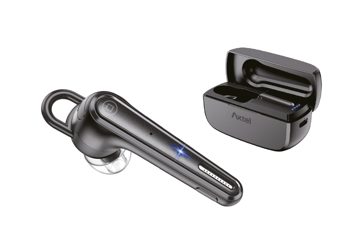 Casti In-ear AXTEL BT25, Wireless, Noise-canceling, Negru