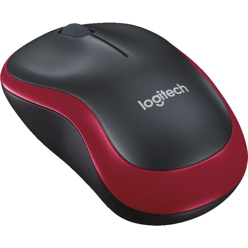 Mouse Logitech M185 Wireless, 1000 DPI, rosu - 4