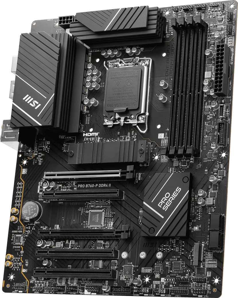 Placa de baza MSI PRO B760-P DDR4 II, Socket 1700,
