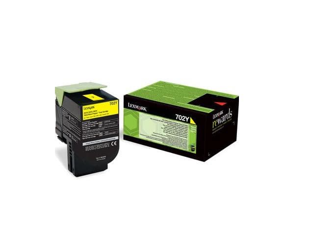 Toner Lexmark 70C20YE, yellow, 1 k, CS510DE, CS410DN, CS310DN,CS310N, CS410N,