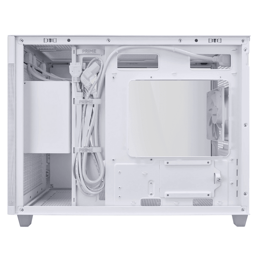 Carcasa ASUS AP201 PRIME CASE TG WHITE, Nu, Mini Tower, - 5