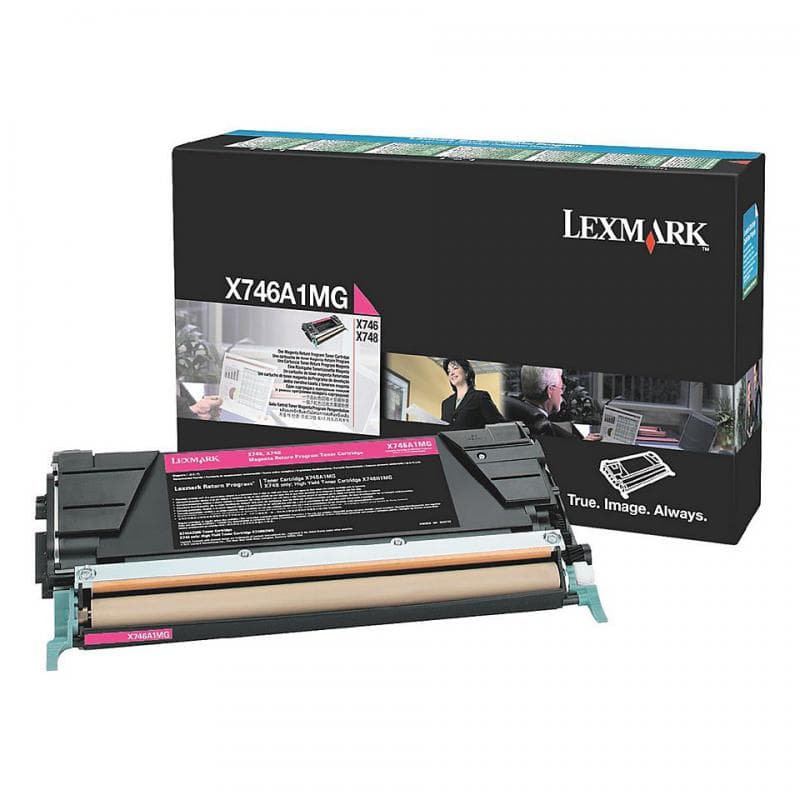 Toner Lexmark X746A1MG, magenta, 7 k, X746de , X748de ,