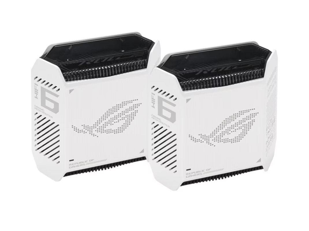 Router Wireless Asus GT6(W-2-PK)White, tri-band, WI-FI 6, Standard retea: WiFi - 2