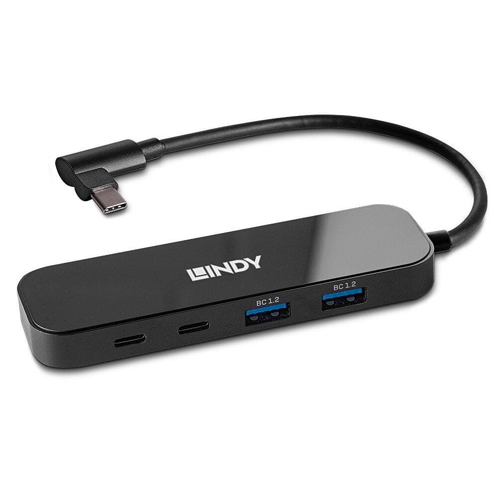 Hub Lindy 4 porturi, interfata USB 3.2 Gen2, latime de - 3