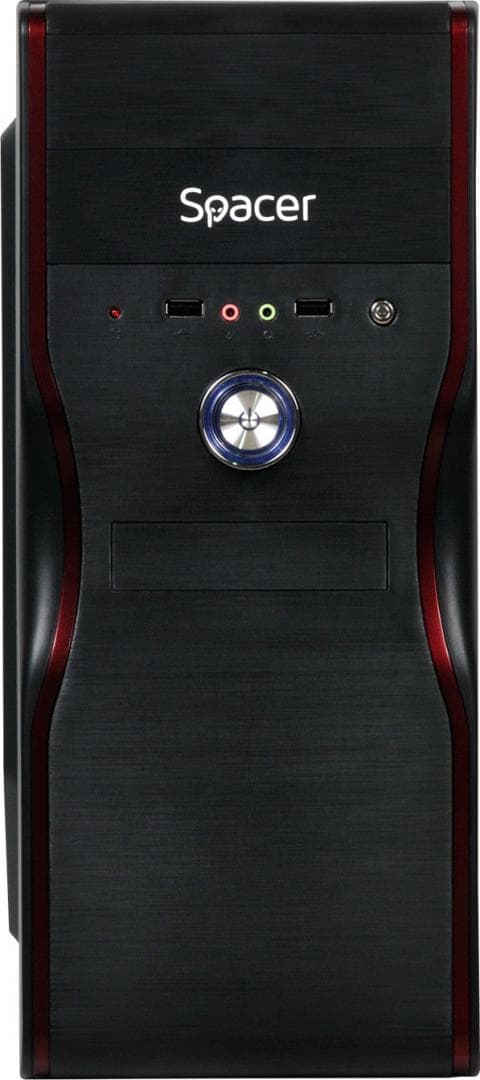 Carcasa SPACER SPC-MERCURY, Mid Tower, Black - 2