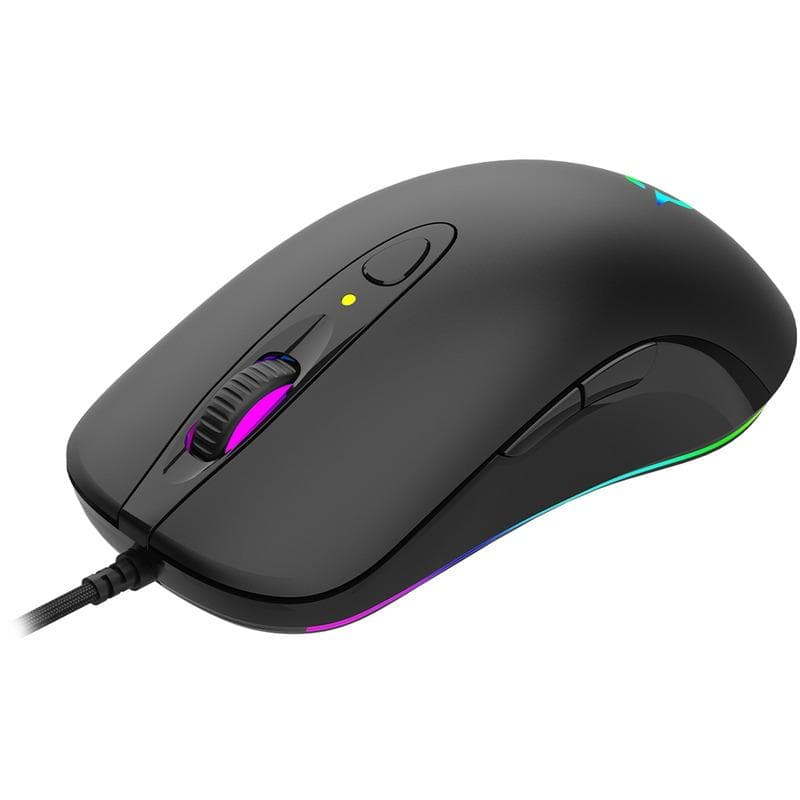 Mouse AQIRYS Orion, cu fir, 10 butoane, interfata USB 2.0 - 2