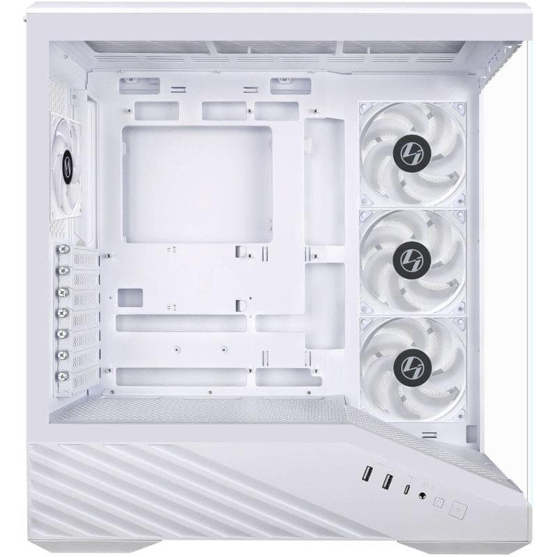 Carcasa LIAN LI Vector V100, RGB, Mid Tower, White - 2