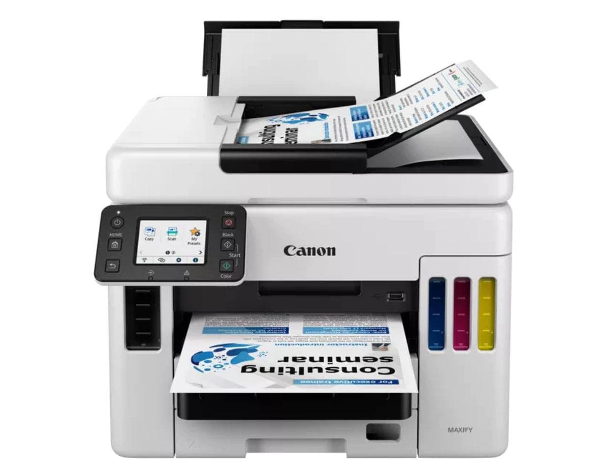 Multifunctional inkjet color CISS Canon Maxify GX7040, ( Print, Copy,Scan, - 4