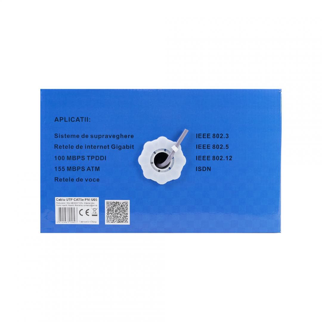 Cablu UTP CAT5e PNI U05 cu 4 perechi pentru internet - 8