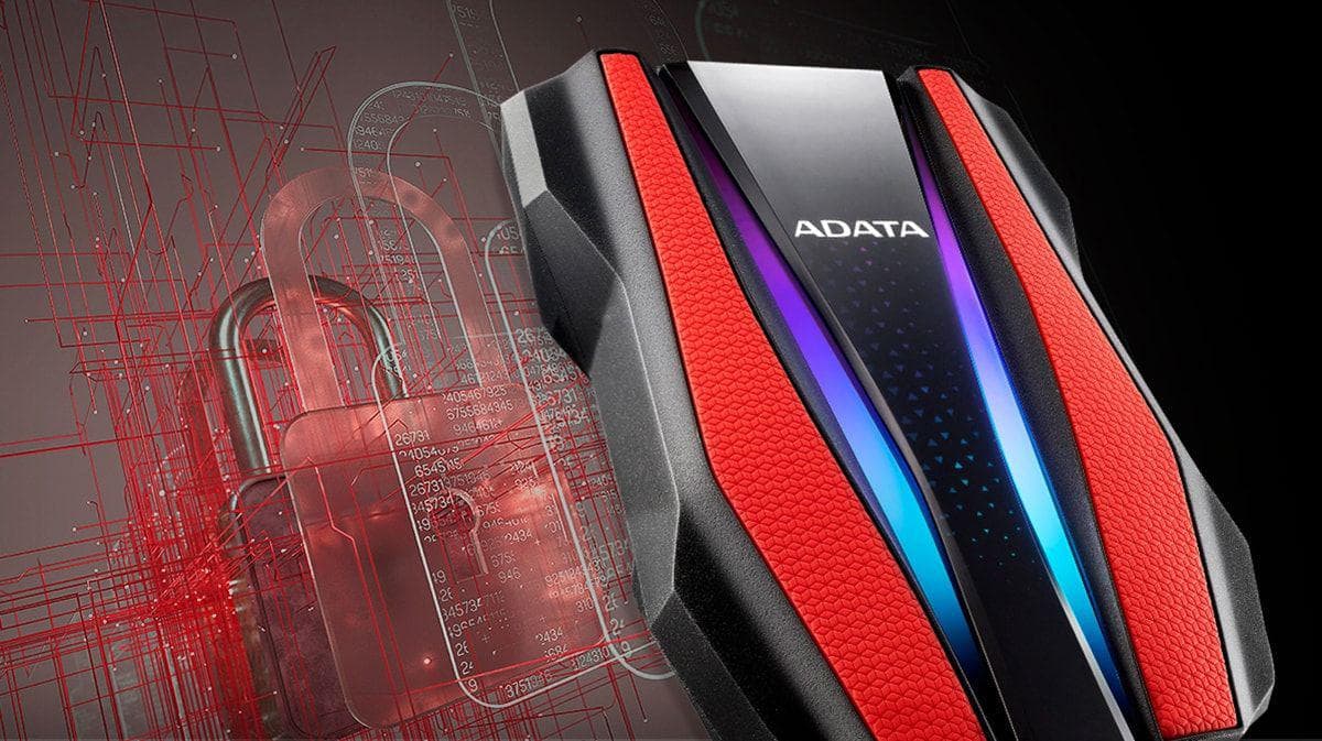 HDD Extern Adata HD770G, 2TB, Rosu, USB 3.2 - 2