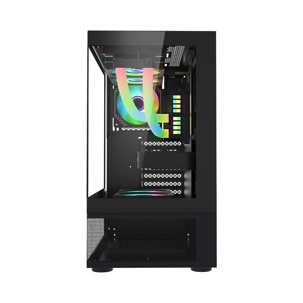 Carcasa 1STPLAYER MI7-A, Mid Tower, Black - 3