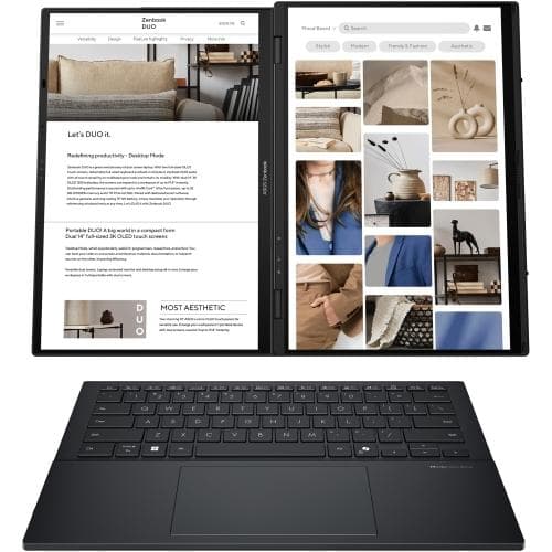 Laptop Consumer ASUS Zenbook Duo UX8406CA, cu procesor Intel Core