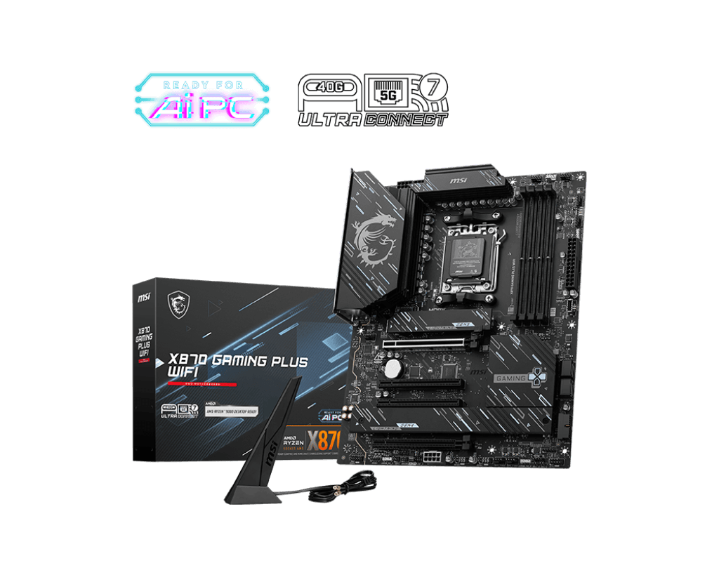 Placa de baza MSI X870 GAMING PLUS WIFI, Socket AM5,