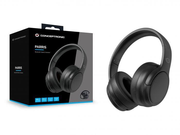 Casti Head-band CONCEPTRONIC Bluetooth Stereo Headset, wireless, Negru