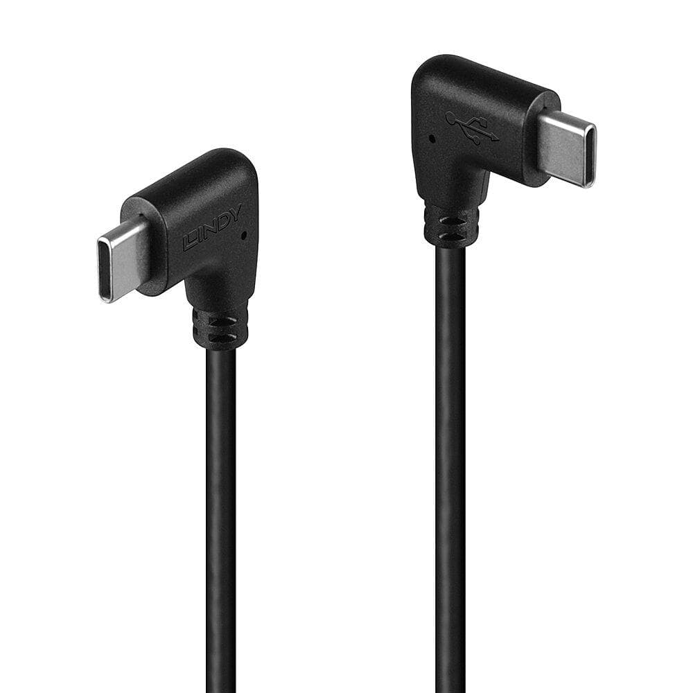 Cablu Lindy USB C 2 x 90°, lungime 1m, putere - 3