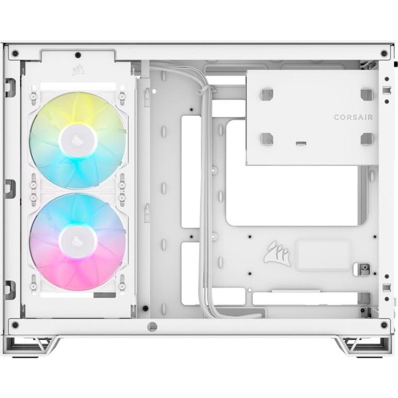 Carcasa CORSAIR 2500X RGB, Da, Mini Tower, White - 4