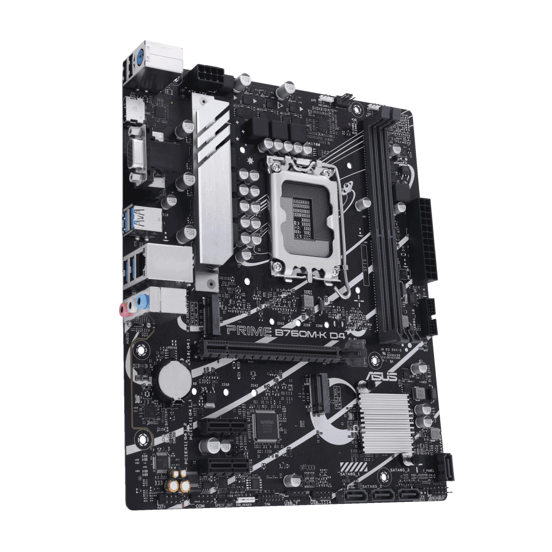 Placa de baza ASUS PRIME B760M-K D4, LGA 1700, DDR4, - 3