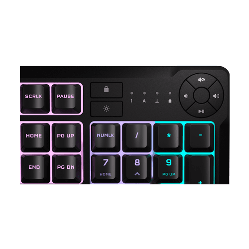 Tastatura Gaming Corsair K55 CORE Backlit Zoned RGB LED, Rubberdome - 3