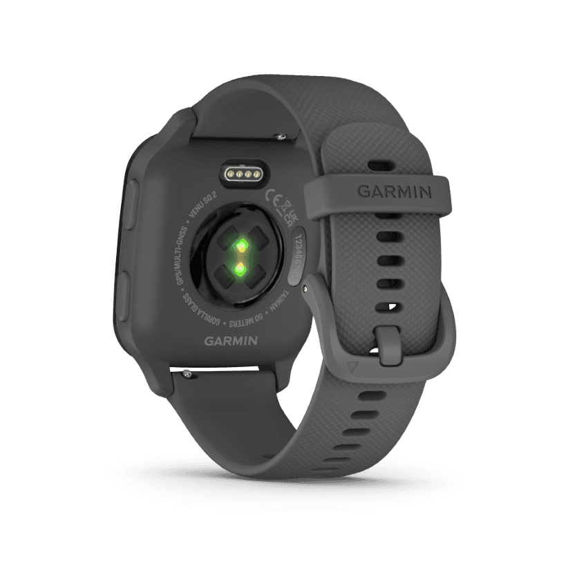 Ceas Smartwatch Garmin Venu SQ2 Slate Bezel Shadow Gray, Silicone - 2