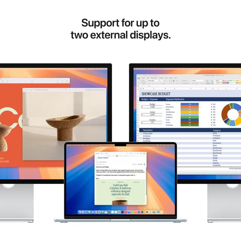MacBook Air 15.3" Retina/Apple M4 (CPU 10-core, GPU 10-core, Neural - 5