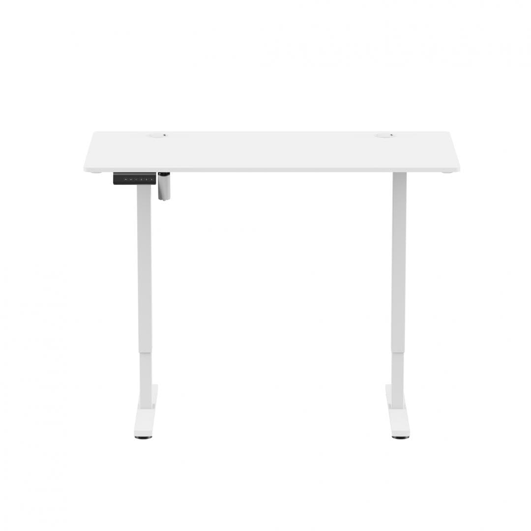 Birou Ascend cu reglare inaltime electric, alb, 1200x600x730~1180 mm, Capacitate - 4