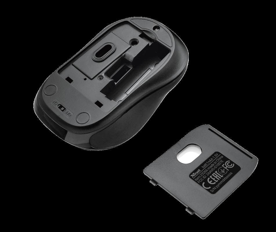 Mouse Trust Siero Silent Click, Wireless, negru - 5