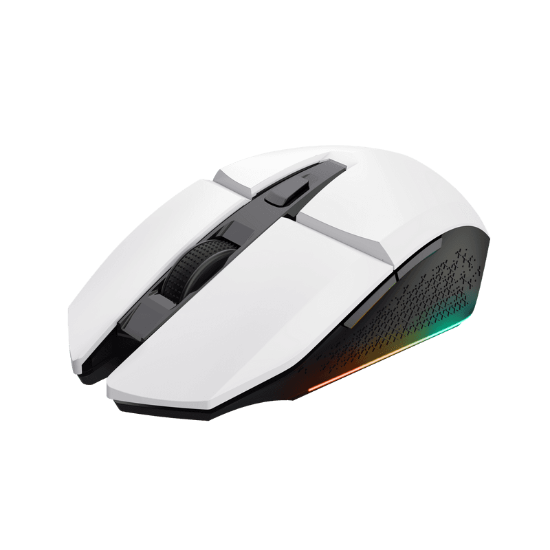 Mouse Trust GXT110W Felox cu fir,  4800 DPI, alb - 4