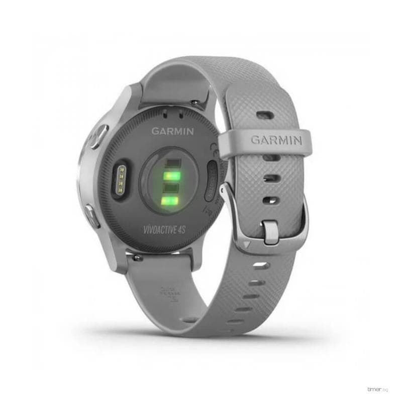 Ceas Smartwatch Garmin Vivoactive 4S, Powder Gray/Silver SEU - 2
