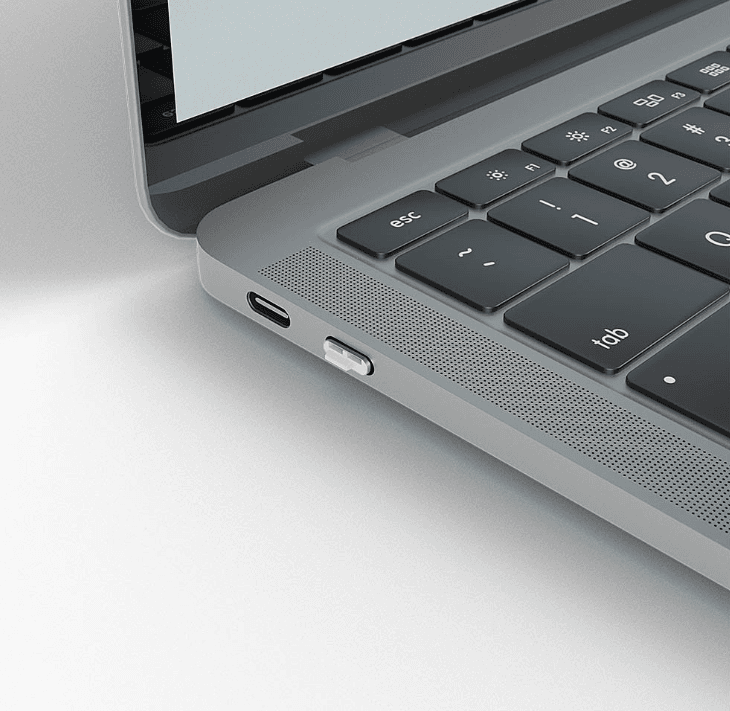 Port blocker Lindy 10xUSB-C (fara cheie), alb - 4