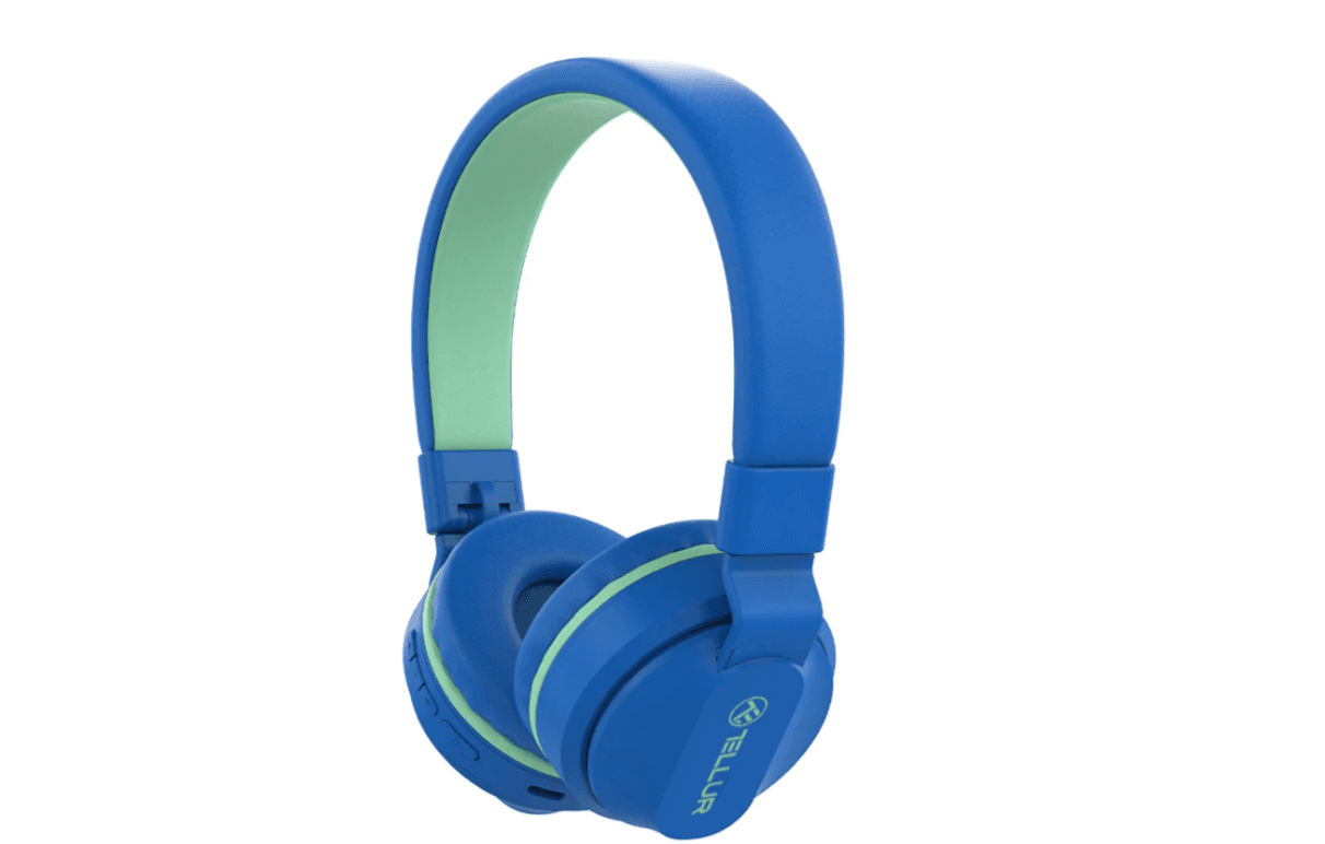 Casti Over-ear Tellur Buddy, Fara Fir, Albastru - 2