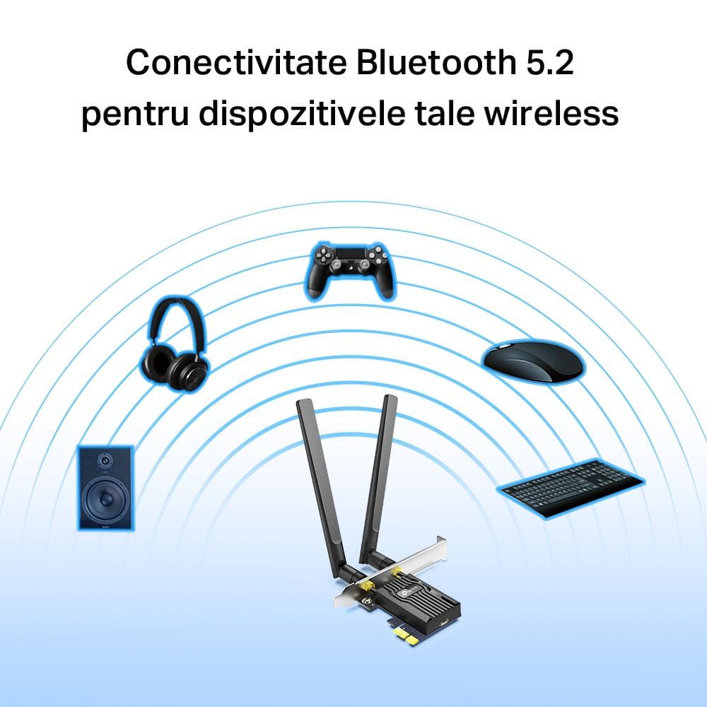TP-Link Adaptor PCle Wi-Fi 6 AX3000 WI-FI 6 cu Bluetooth - 2