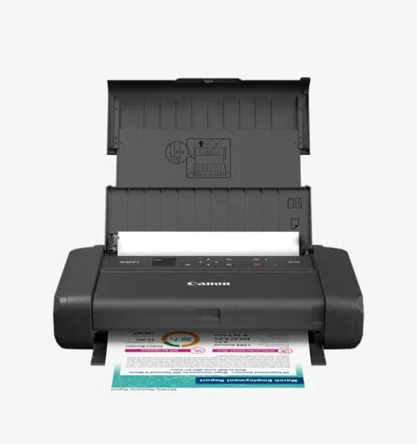 Imprimanta inkjet color portabila Canon BX110 cu acumulator, culoare: negru, - 2